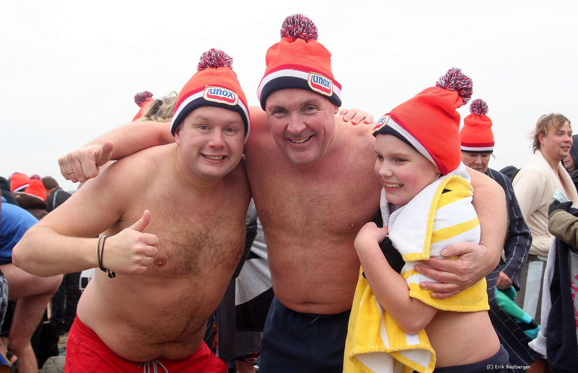 Unox Nieuwjaarsduik 2016 IJmuiden