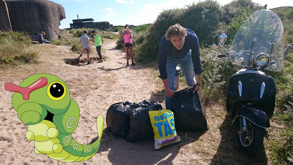 favoriete Pokémon locatie veroorzaakt veel zwerfvuil.