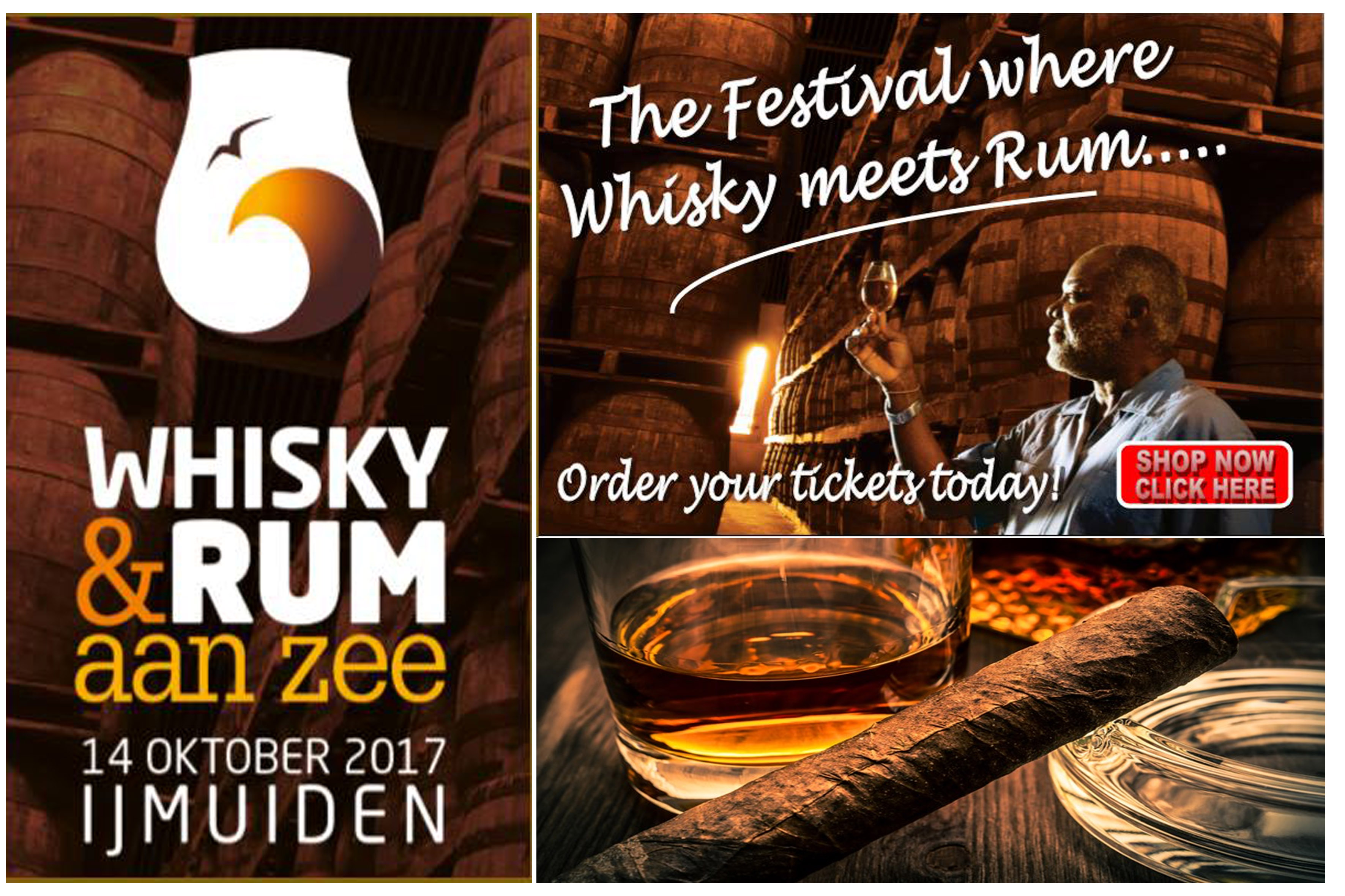 14 Oktober Whisky & Rum aan Zee festival 2017