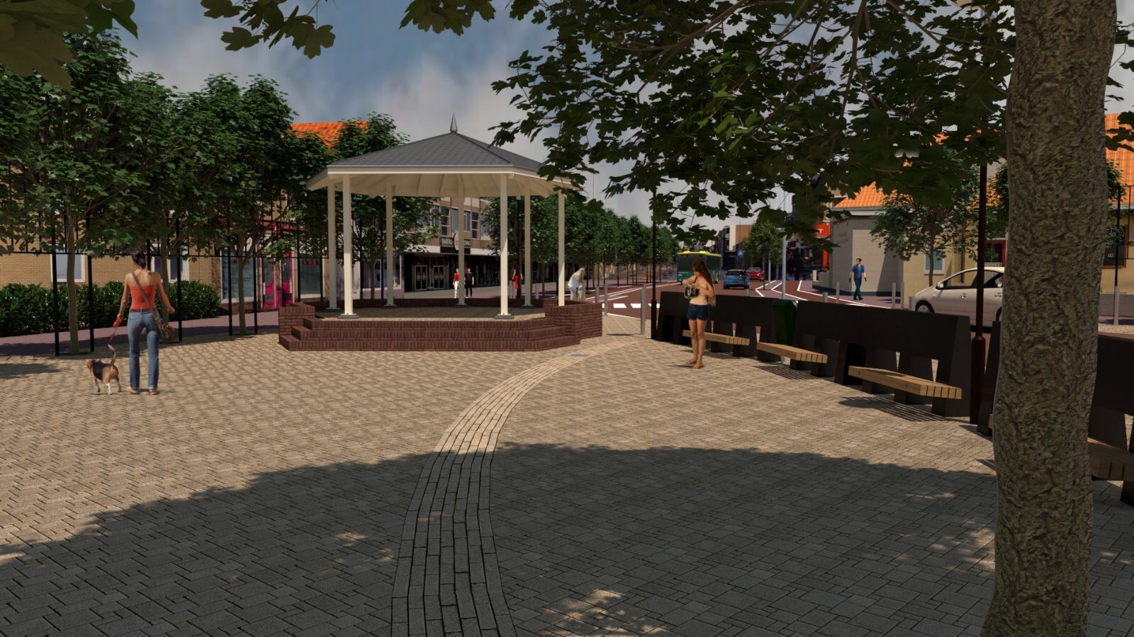 Definitief ontwerp Muziektent Santpoort bekend
