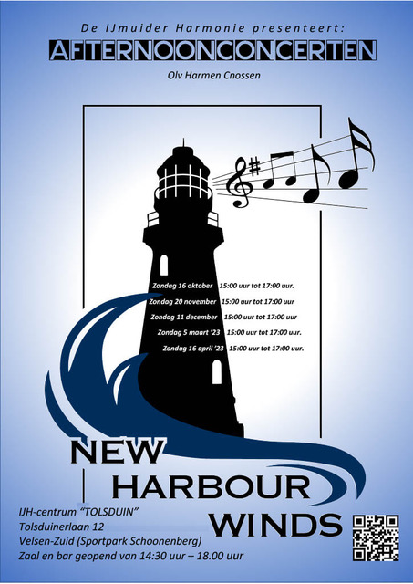 AFTERNOONCONCERTEN NEW HARBOR WINDS Het nieuwste onderdeel van de IJmuider Harmonie