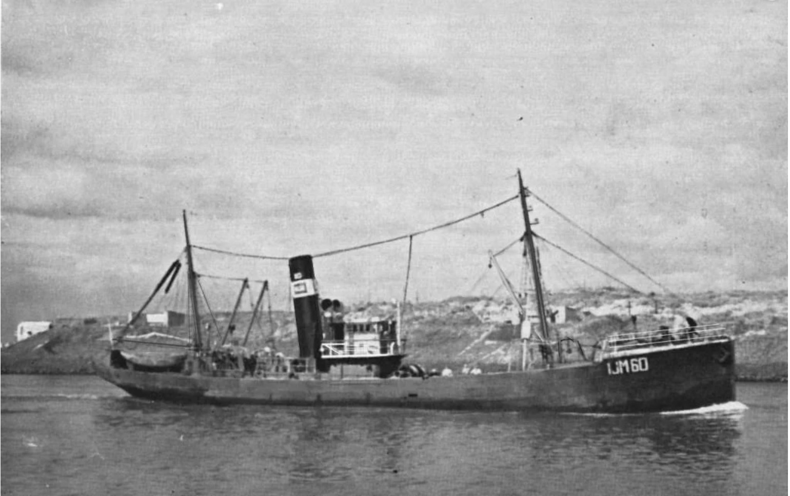 70 jaar geleden verging de stoomtrawler IJM 60 ‘Catharina Duyvis’ met 16 opvarenden door de februari storm.